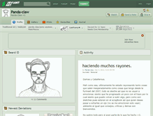 Tablet Screenshot of panda-claw.deviantart.com