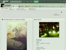 Tablet Screenshot of lichdrael.deviantart.com