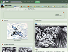 Tablet Screenshot of ikarus-001.deviantart.com