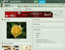 Tablet Screenshot of angoma.deviantart.com