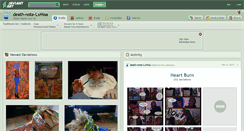 Desktop Screenshot of death-note-lxmisa.deviantart.com