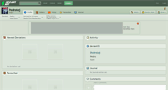 Desktop Screenshot of pedrotej.deviantart.com