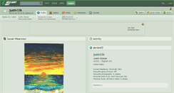 Desktop Screenshot of justin33k.deviantart.com