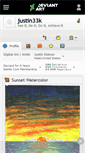Mobile Screenshot of justin33k.deviantart.com