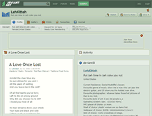 Tablet Screenshot of lehkitteh.deviantart.com