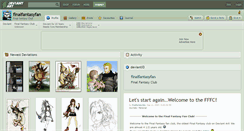 Desktop Screenshot of finalfantasyfan.deviantart.com