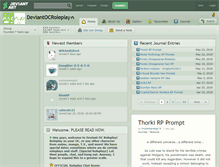 Tablet Screenshot of deviantocroleplay.deviantart.com