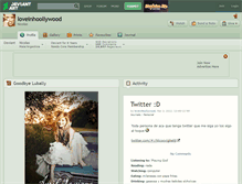 Tablet Screenshot of loveinhoollywood.deviantart.com
