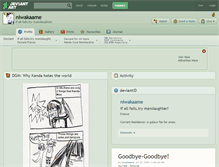 Tablet Screenshot of niwakaame.deviantart.com