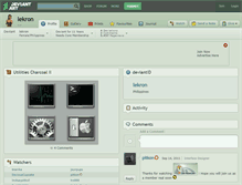 Tablet Screenshot of lekron.deviantart.com