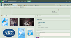 Desktop Screenshot of equinox-sigma.deviantart.com