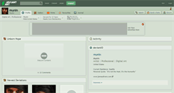 Desktop Screenshot of munin.deviantart.com