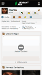 Mobile Screenshot of munin.deviantart.com
