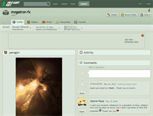Tablet Screenshot of megatron-fx.deviantart.com