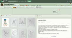 Desktop Screenshot of empressofheaven.deviantart.com