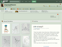 Tablet Screenshot of empressofheaven.deviantart.com