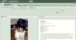 Desktop Screenshot of lunar-howl.deviantart.com