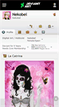 Mobile Screenshot of nekobel.deviantart.com