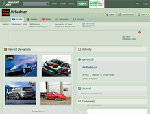 Tablet Screenshot of mrbadman.deviantart.com