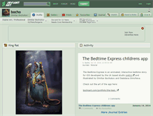 Tablet Screenshot of bocho.deviantart.com