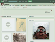 Tablet Screenshot of chipicus.deviantart.com