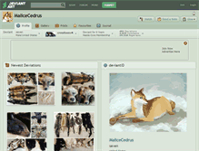 Tablet Screenshot of malicecedrus.deviantart.com