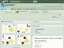 Tablet Screenshot of hamazakiakimi.deviantart.com