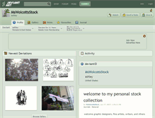 Tablet Screenshot of mswolcottsstock.deviantart.com