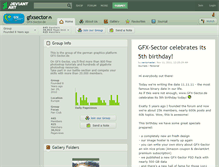 Tablet Screenshot of gfxsector.deviantart.com