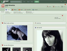 Tablet Screenshot of lady-veronica.deviantart.com