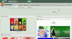 Desktop Screenshot of carriedreamer.deviantart.com