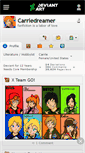 Mobile Screenshot of carriedreamer.deviantart.com