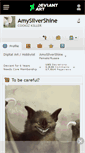 Mobile Screenshot of amysilvershine.deviantart.com