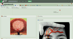 Desktop Screenshot of myhandsarecold.deviantart.com