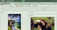 Desktop Screenshot of blueberryblack.deviantart.com