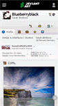 Mobile Screenshot of blueberryblack.deviantart.com
