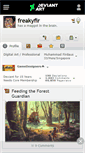 Mobile Screenshot of freakyfir.deviantart.com