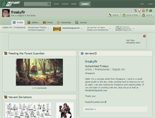 Tablet Screenshot of freakyfir.deviantart.com