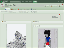 Tablet Screenshot of chibiko-chi-chan.deviantart.com