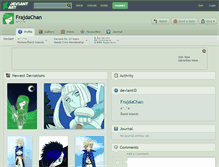 Tablet Screenshot of frajdachan.deviantart.com
