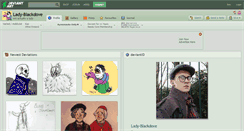 Desktop Screenshot of lady-blackdove.deviantart.com