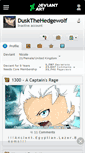 Mobile Screenshot of duskthehedgewolf.deviantart.com