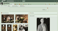 Desktop Screenshot of horasdesign.deviantart.com