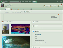 Tablet Screenshot of erkanerturk.deviantart.com