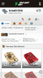 Mobile Screenshot of kreativlink.deviantart.com