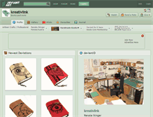 Tablet Screenshot of kreativlink.deviantart.com