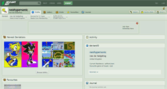 Desktop Screenshot of neohypersonic.deviantart.com