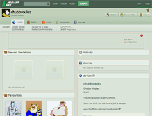 Tablet Screenshot of chubbvoulez.deviantart.com