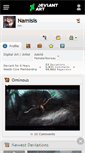 Mobile Screenshot of namisis.deviantart.com