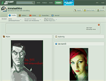 Tablet Screenshot of annalaatikko.deviantart.com